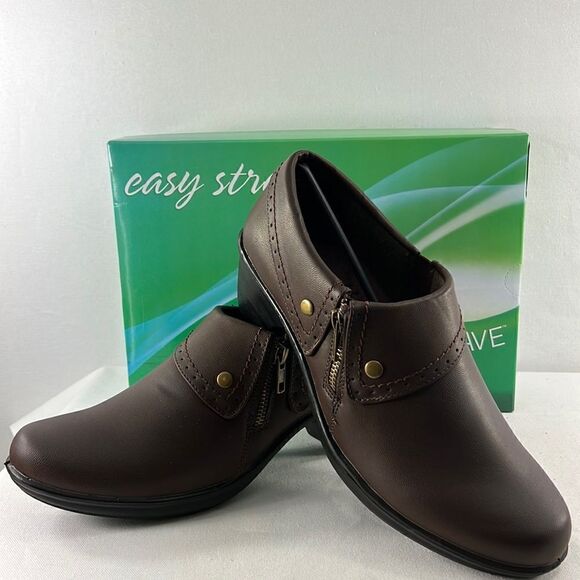 Easy Street Darcy Shooties Brown Burnish size 10 M - Picture 1 of 7